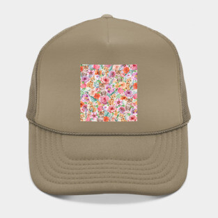Kittens in flowers IV Hat