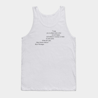 Please Notice When You Are Happy Tank Top