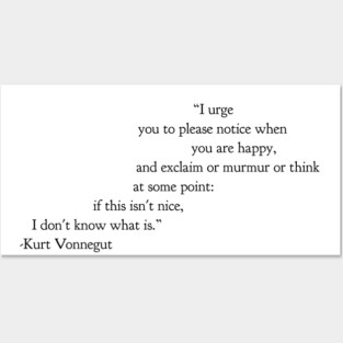 Please Notice When You Are Happy Posters and Art