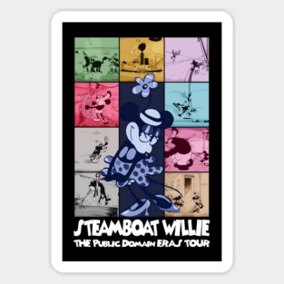 Steamboat Willie The Public Domain Eras Tour - 2 Sticker