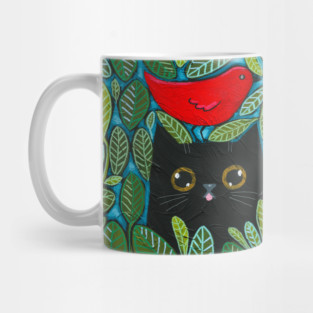 Cat Bird Watching 6 Mug