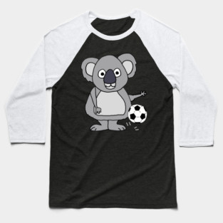 Funny Koala Bear Playing Soccer Baseball T-Shirt