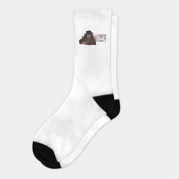 LANCER: "Maybe He Already Has" Line Socks by 51Deesigns