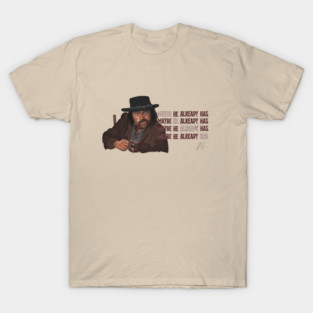 Once Upon a Time In Hollywood's LANCER: Maybe He Already Has T-Shirt