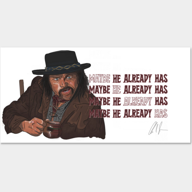 Once Upon a Time In Hollywood's LANCER: Maybe He Already Has Wall Art by 51Deesigns