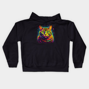 Hamburger Cat Kids Hoodie