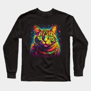 Hamburger Cat Long Sleeve T-Shirt