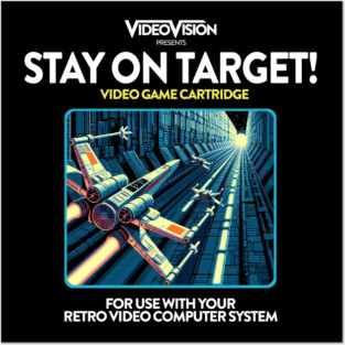 Stay on Target 80s Game Posters and Art