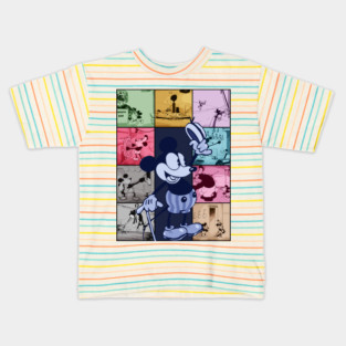 Steamboat Willie The Public Domain Eras Tour - 8 Kids T-Shirt