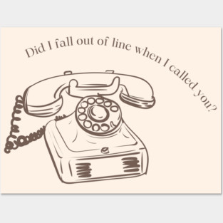 When I Called You Posters and Art