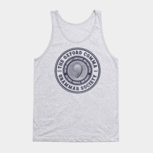 The Oxford Comma Grammar Society Tank Top