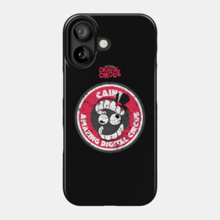 CAINE CIRCLE EMBLEM: THE AMAZING DIGITAL CIRCUS (GRUNGE STYLE) Phone Case