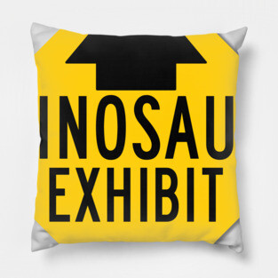 Dinosaur Exhibit Grandparents Day Pillow