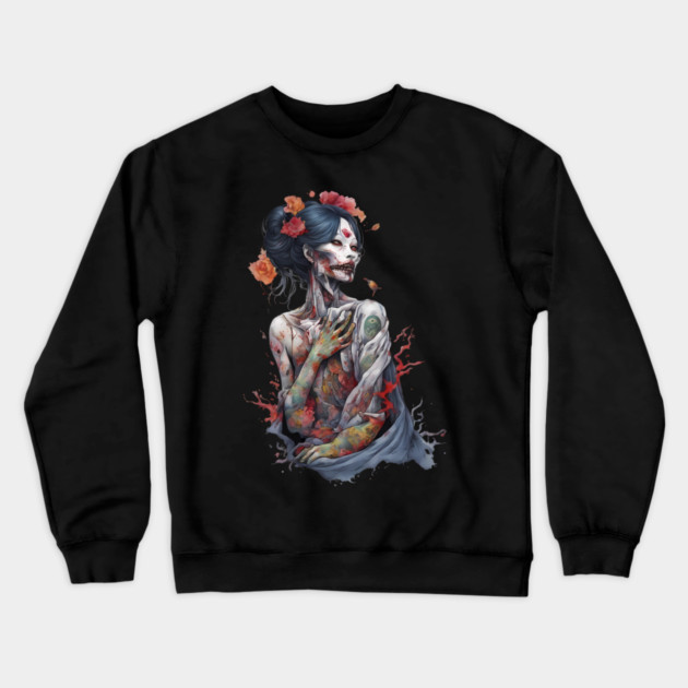 Evil Spirit Crewneck Sweatshirt by animegirlnft