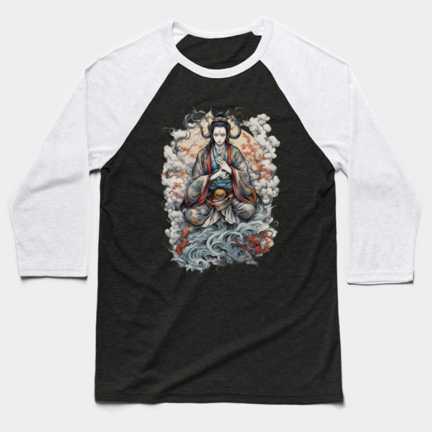 Evil Djinn Baseball T-Shirt by animegirlnft