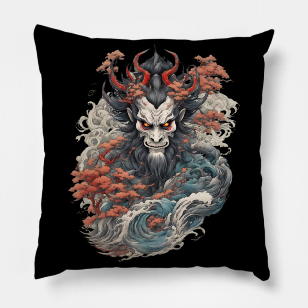 Onryo Yokai Pillow by animegirlnft