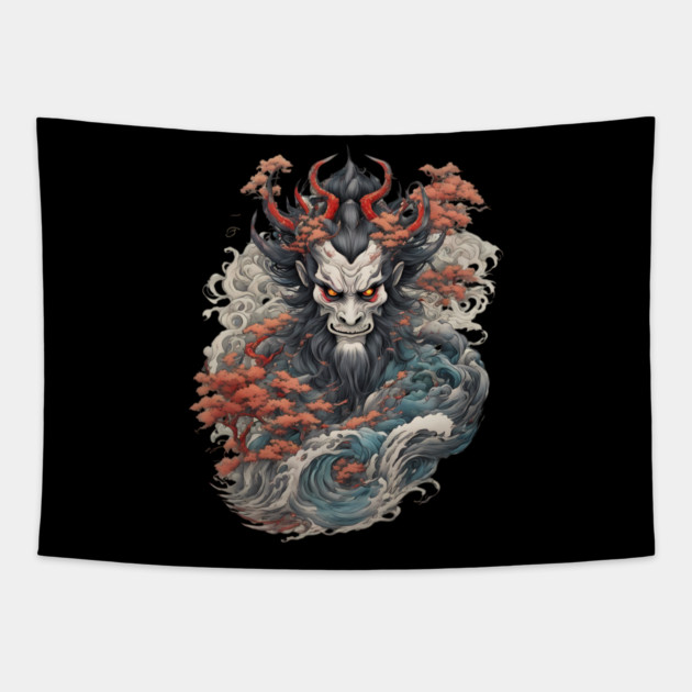 Onryo Yokai Tapestry by animegirlnft