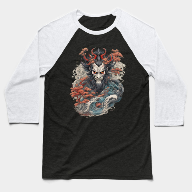 Onryo Yokai Baseball T-Shirt by animegirlnft
