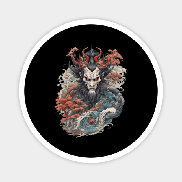 Onryo Yokai Magnet by animegirlnft