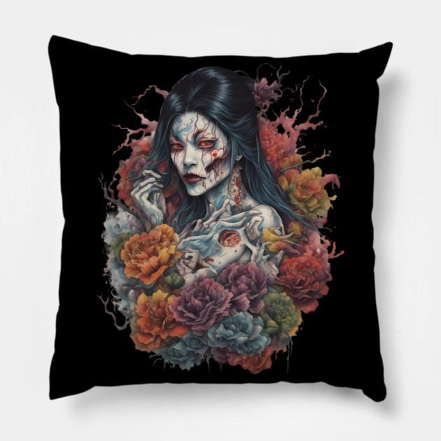 Tortured Soul Pillow by animegirlnft
