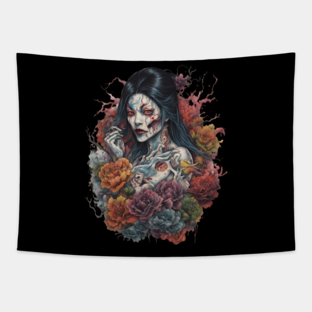 Tortured Soul Tapestry by animegirlnft