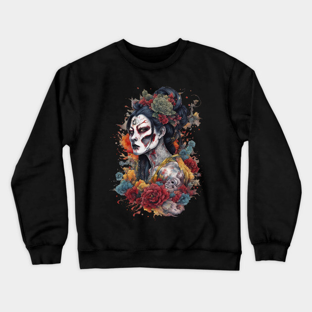 Cursed Poltergeist Crewneck Sweatshirt by animegirlnft