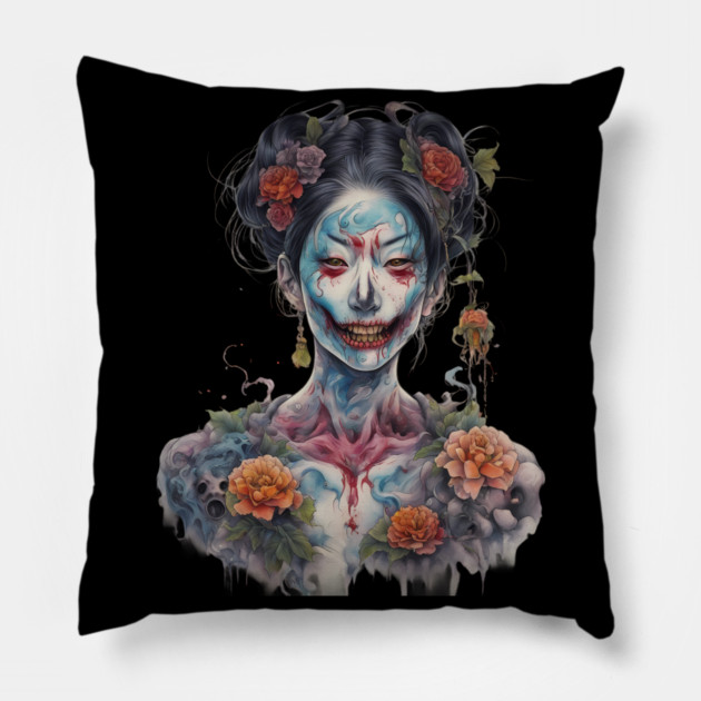 Bloody Mary Horror Pillow by animegirlnft