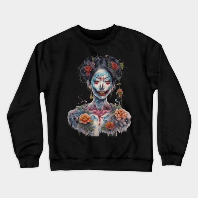 Bloody Mary Horror Crewneck Sweatshirt by animegirlnft