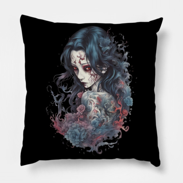 Japanese Ghost Pillow by animegirlnft