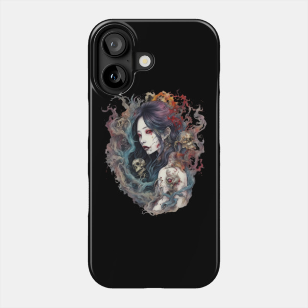 Anime Ghost Phone Case by animegirlnft