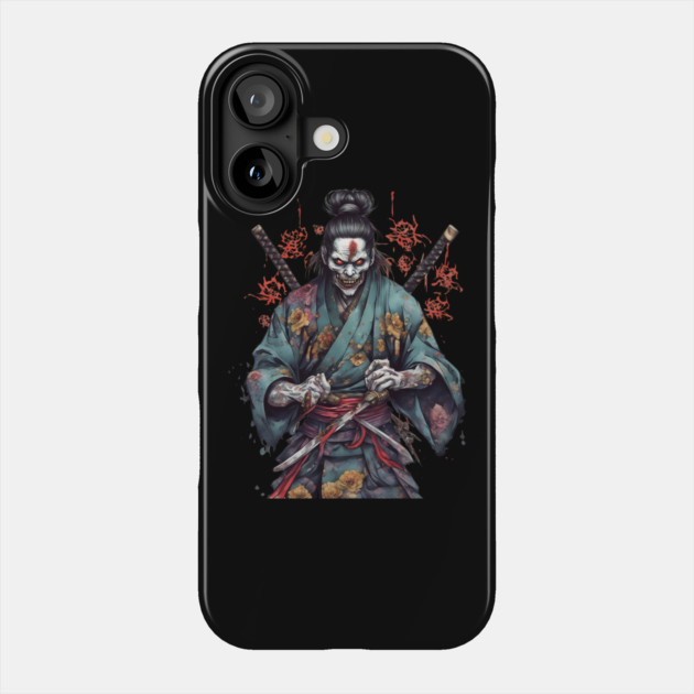 Samurai Zombie Phone Case by animegirlnft