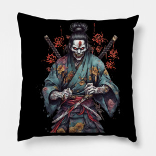 Samurai Zombie Pillow