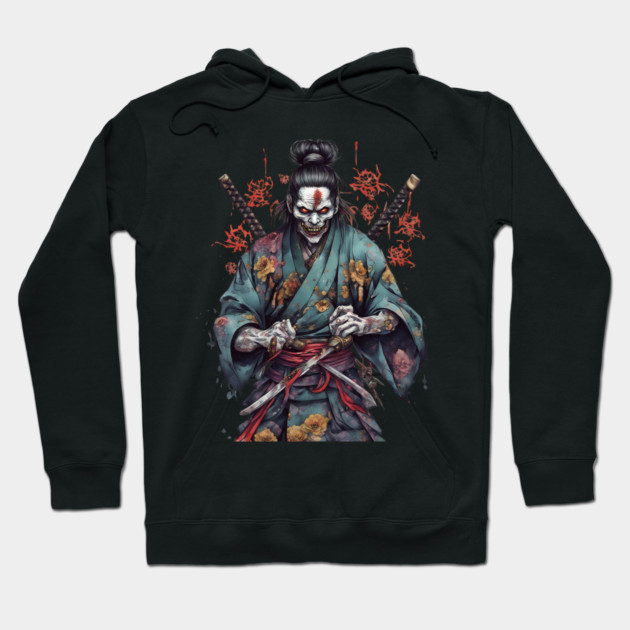 Samurai Zombie Hoodie by animegirlnft
