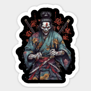 Samurai Zombie Magnet