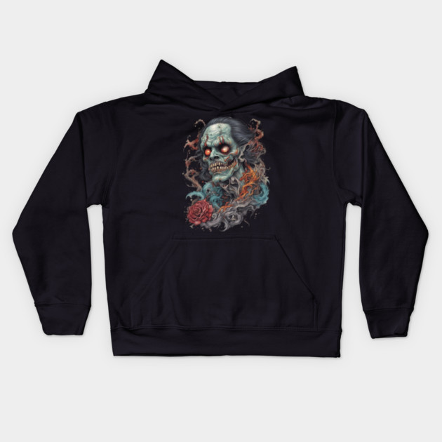 Scary Creature Kids Hoodie by animegirlnft