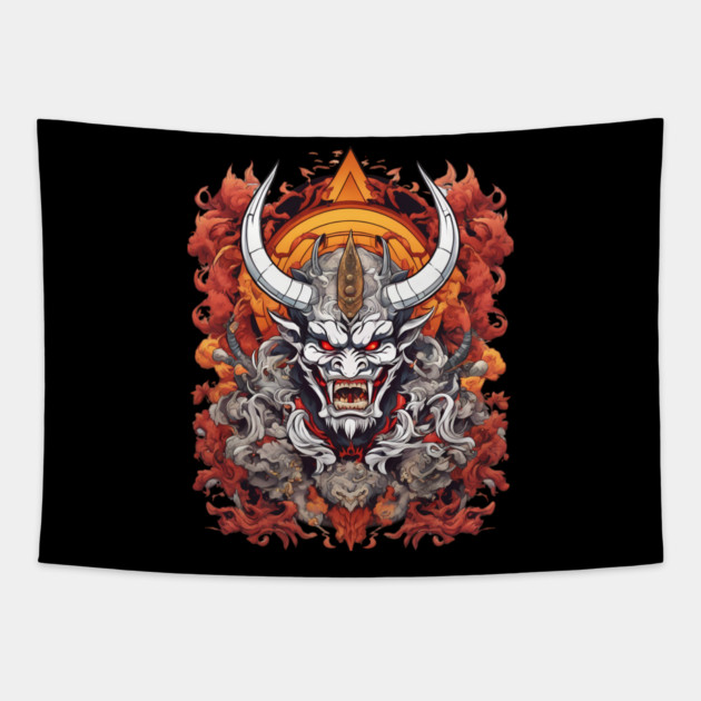 Anime Devil Tapestry by animegirlnft