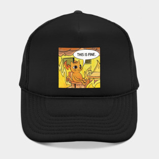 This is Fine. Cat Hat