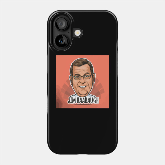Jam Harbaurgh Michigan Coach Smile picture Phone Case by Nizar clothing store 