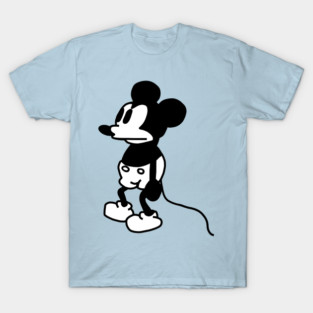 Vintage Unhappy Mouse and Steamboat Willie 1928 T-Shirt