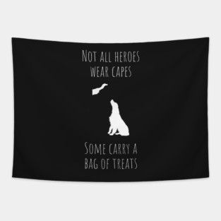All heroes carry treats Tapestry
