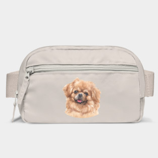 Tibetan Spaniel Watercolor Art Bag