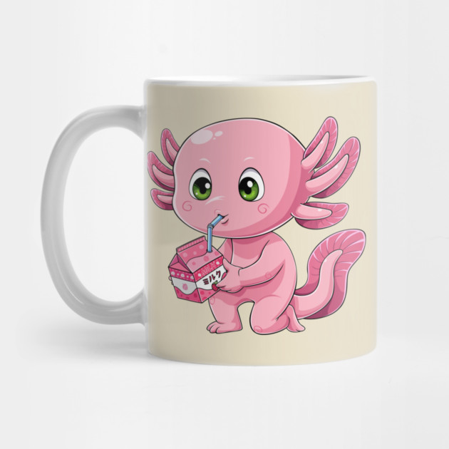 Strawberry Axolotl by GoshWow®