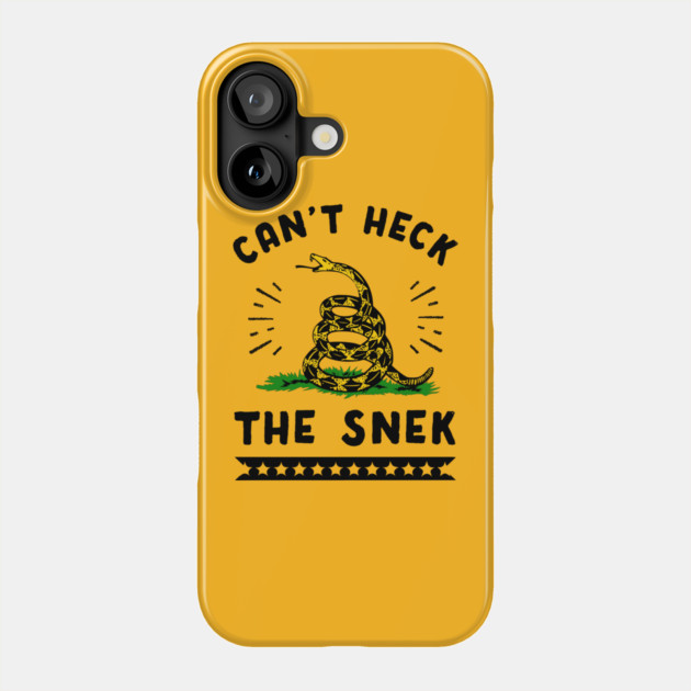 Can't Heck The Snek Phone Case by dumbshirts