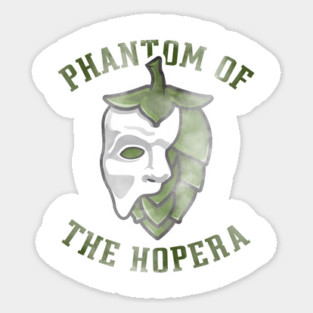 Phantom of the Opera, Phantom of the HOPera Humor mashup Sticker
