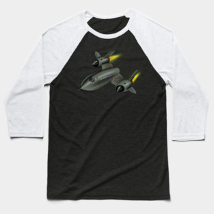 SR71 Blackbird US Air Force Baseball T-Shirt