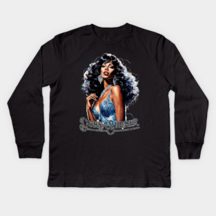 DONNA SUMMER DISCO DIVA Kids Long Sleeve T-Shirt