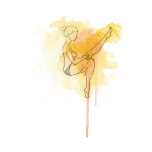 Girl wearing stocking T-Shirt