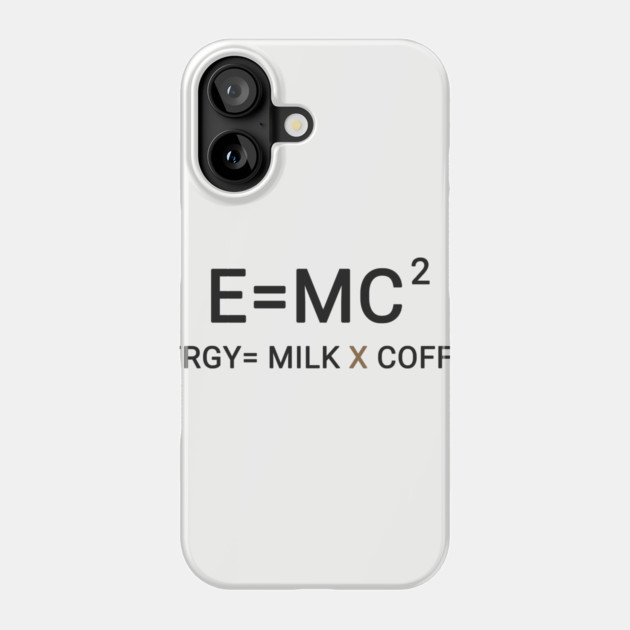 Theory of Coffee-tivity Phone Case by MCALTees