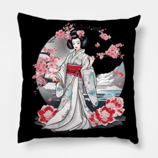 Geisha Tattoo Pillow