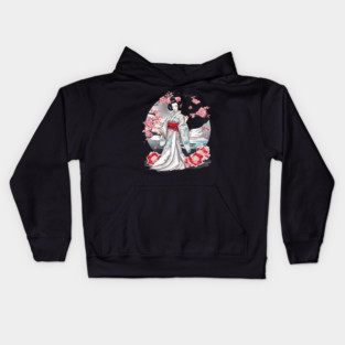 Geisha Tattoo Kids Hoodie